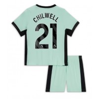 Koszulka piłkarska Chelsea Ben Chilwell #21 Strój Trzeci dla dzieci 2023-24 tanio Krótki Rękaw (+ Krótkie spodenki)
